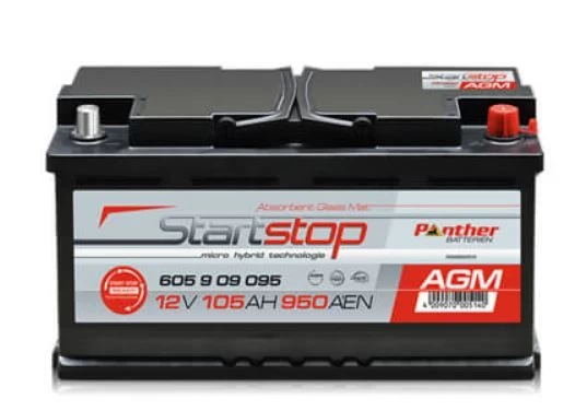 Panther Start-Stop AGM 60509 - 105 Ah 3 Panther Start-Stop AGM 60509 - 105 Ah