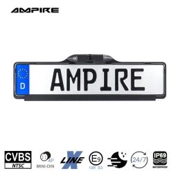 Ampire KCX505 - Nummernschild-Kamera (CVBS), Hilfslinien
