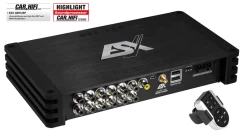 ESX QE812SP - Digitaler Full HD Audio Player Mit 12-Kanal Soundprozessor