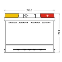 Panther P+55 - Black Edition 55 Ah -Bester Elektronik Laden sb p55L1 Zeichnung Front 600x600 1280x1280