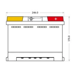 Panther P+55T - Black Edition 55 Ah -Bester Elektronik Laden sb p55TL1 Zeichnung Front 600x600 1280x1280